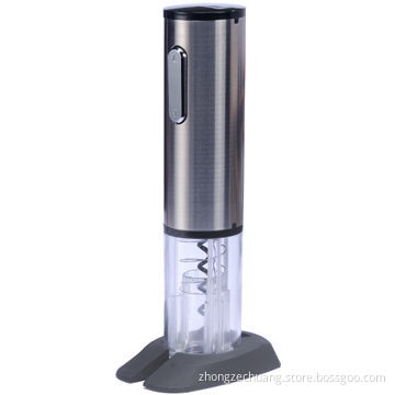 Electric wine bottle opener, silver